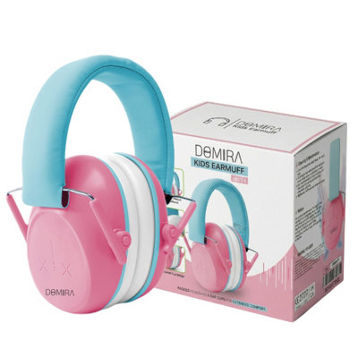 Domira Kids Ear Defenders Noise Cancelling Headphones For AutismHearing Protection Earmuffs Snr 24DbAge 2-144 Colors from B&Q