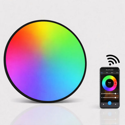 Domira Smart Led Ceiling Light 22W Rgb Adjustable White 2700K To 6500K 2000Lm Alexa & Google Energy Efficient from B&Q