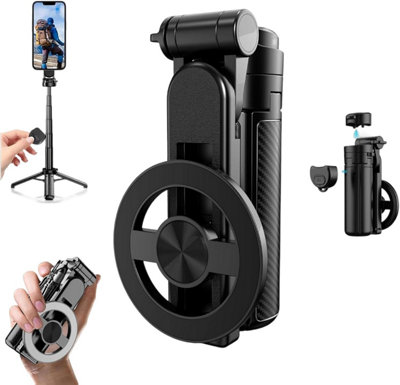 Hygrad Built to Survive Magnetic Selfie Stick Tripod Mobile Phone Wireless Bluetooth Remote Holder Stand