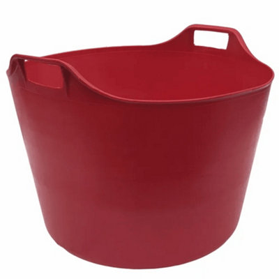 Ketobarrow 76L Flexi Tub RedFlexible Tub Flexi Container 76 Litre Red from B&Q