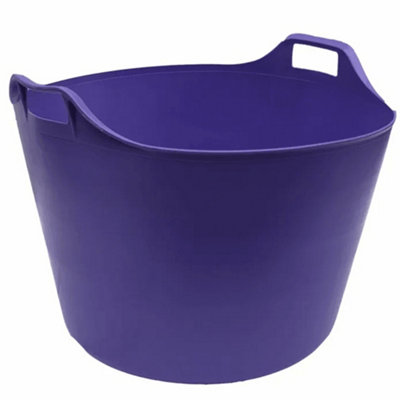 Ketobarrow 76L Flexi Tub PurpleFlexible Tub Flexi Container 76 Litre Purple from B&Q