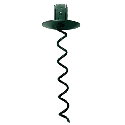 Ketobarrow Fence Post Ground Spike Anchor For Wooden Fence Post Decking Rose Arch 3X3 from B&Q