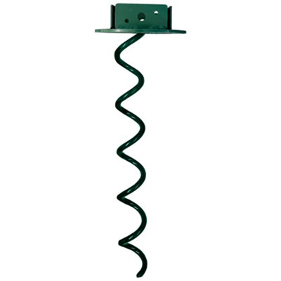 Ketobarrow Fence Post Ground Spike Anchor For Wooden Fence Post Decking Rose Arch 4X4 from B&Q