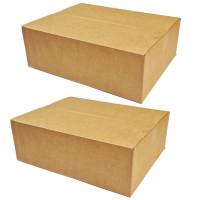 HEATON WHOLESALE 10 X 450X350X160mm Small Royal Mail Maximum Parcel Pip Size Cardboard Postal Boxes from B&Q