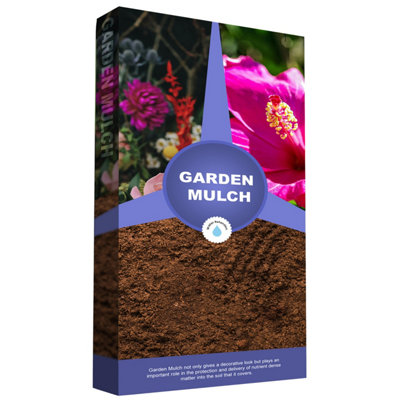 HEATON WHOLESALE 1 Bag 60L Improved Water Retention Garden Mulch Garden Soil For Plant Roots & Flowers from B&Q