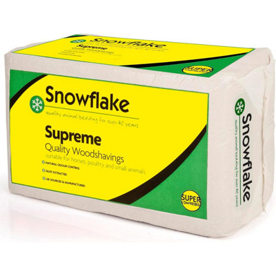 HEATON WHOLESALE 15Kg Large Supreme Animal Bedding Shavings Softwood Timber Bale For Goats from B&Q