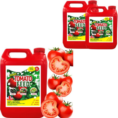 HEATON WHOLESALE 1 X 5L Tomato Feed Healthy Plant Feed Nutrient Packed For PeppersCucumbersTomatoes & Aubergines from B&Q