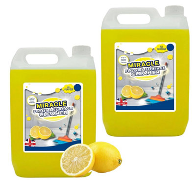 HEATON WHOLESALE 1 X 2.5 Litre All Purpose Lemon Floor Cleaner Interior & Exterior For All Surfaces from B&Q