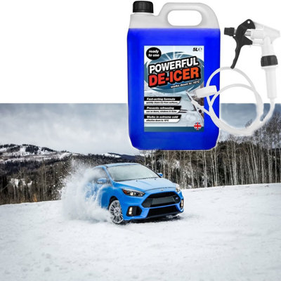 Star Supplies 2 X 5L Powerful Windscreen De-Icer With Long Hose Trigger Ideal For Cars & Vans from B&Q