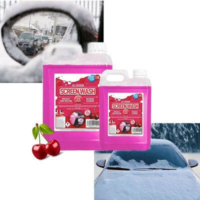 Star Supplies 1 X Ready To Use 2.5L Cherry Scent Screenwash Protects From Freezing from B&Q