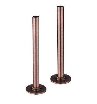 Banyetti Brushed Bronze Radiator Rosettes from B&Q