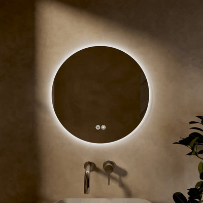 Banyetti Ronda 500mm Circular Backlit Led Mirror from B&Q