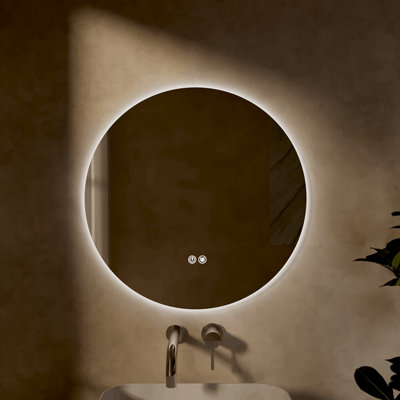 Banyetti Ronda 600mm Circular Backlit Led Mirror from B&Q