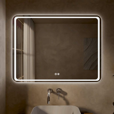 Banyetti Aria 1000mm X 750mm Rectangular Led Mirror from B&Q