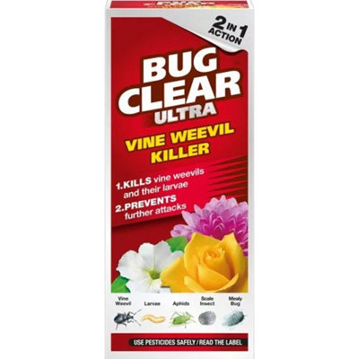 B&Q Bugclear Ultra Vine Weevil Killer 480Ml Kills Larvae Protects Roots Flowers And Ornamental Plants Safe For Pots