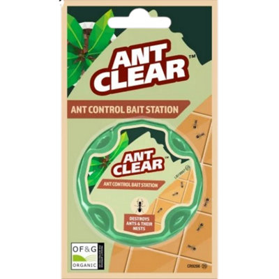 Ant Clear Bait Station Ant Control With Bait Gel Eliminates Colony Easy To Use Indoor And Outdoor Use 1 Station from B&Q