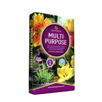 Growmoor Compost Nutrient Rich Specialist Blends For Flowers Shrubs Vegetables Available In 60L from B&Q