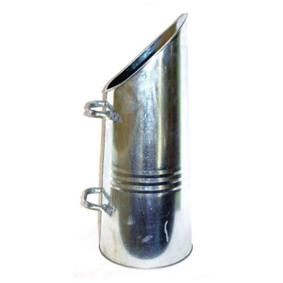  - Galvanised Coal Hod Scuttle Bucket Metal Ash Carrier For Fireplace And Fireside UseCoal11