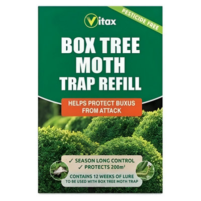 Vitax Buxus Moth Trap Refill Pack2 Replacement Pheromone Lures For Box Plant Monitoring from B&Q