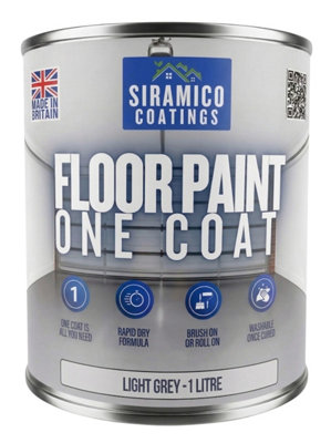 Siramico Coatings One Coat Anti-Slip Floor Paint - Light Grey - Image 2