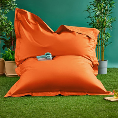 Icon Orange Bazaar Bag Burnt Giant Indoor Outdoor Bean Bag Lounger 180Cm
