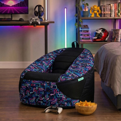 Icon Alpha Kids Gaming Bean Bag Childrens Beanbag