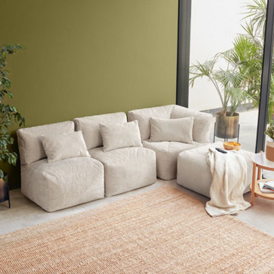 4Pcs Icon Noa1X Corner2X Recliner1X SlabJumbo Cord Stone from B&Q