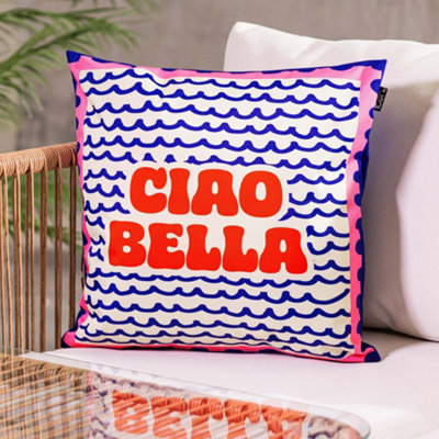 icon Cushion 43X43Cm Ciao Bella Print from B&Q