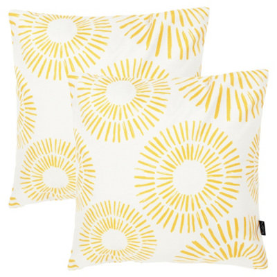 icon 2 Pack Cushion 43X43 Kyoto FabricGolden Sun from B&Q