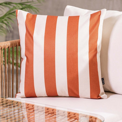 icon 2 Pack Cushion 43X43 Kyoto FabricStripeTerracotta from B&Q