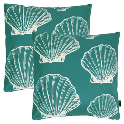 Icon 2 Pack Cushion 43X43 Kyoto Fabric, Sea Shell Large B&Q
