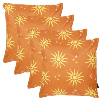 icon 4 Pack Cushion 43X43 Kyoto FabricSummer Sun from B&Q