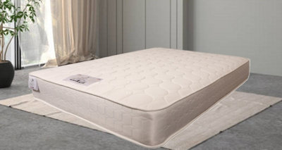 Knight Sleep Quilted Ortho Coil King Size Mattress5Ft from B&Q