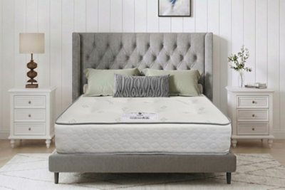 B&Q -  York Orthopaedic Mattress With Extra Hybrid Support Small Double Mattress4Ft