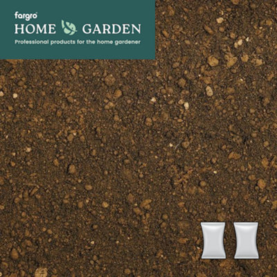 Fargro Home and Garden Fargro Melcourt Pack Of 2 X 20L BagsTop Soil™ Blended LoamBlended Organic Matter Lawn Dressing & Planter Soil from B&Q