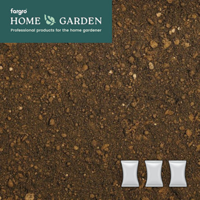 Fargro Home and Garden Fargro™ Melcourt Pack Of 3 X 20L BagsTop Soil Blended LoamBlended Organic Matter Lawn Dressing & Planter Soil from B&Q