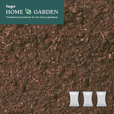 Fargro Home and Garden Fargro Melcourt Pack Of 3Sylvagrow™ Farmyard ManureBlended Organic Matter Farm Compost & Soil Improver (3 X 50L Bags) from B&Q