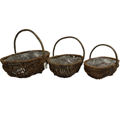 Sussex Trug Foraging Baskets (Set Of 3SmallMedium & Large) By Fargro Home And Garden™ from B&Q