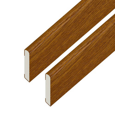  - Windows4You Golden Oak Upvc Architrave Trim (L)1M X (W)30mm X 6mm Pencil RoundDoor & Window SurroundPack Of 2