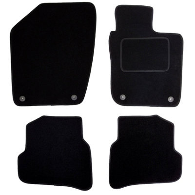 ActiasmatTailored Black Carpet Car Mats For Skoda Fabia 2015 Onwards from B&Q