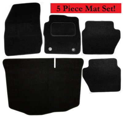 Actiasmat Tailored Carpet Car And Boot Mats For Ford Fiesta Mk7 5 Piece Set from B&Q