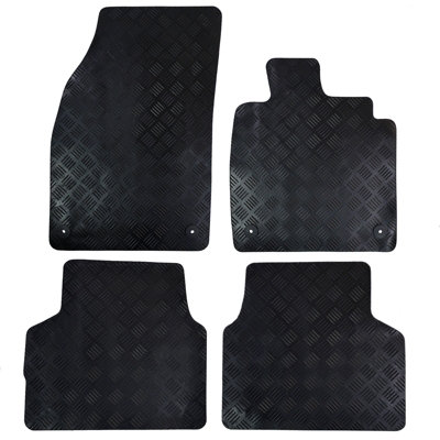 ActiasmatVw Id.4 Tailored Rubber Car Floor Mats 2020 Onwards from B&Q