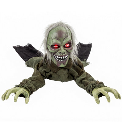 Aka Halloween Inflatable Skeleton Ghost, Led Lights - Black - Image 3