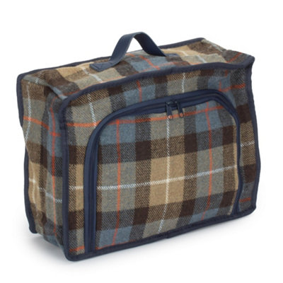 Red Hamper Large Ravenstor Tweed Cooler Picnic Bag from B&Q