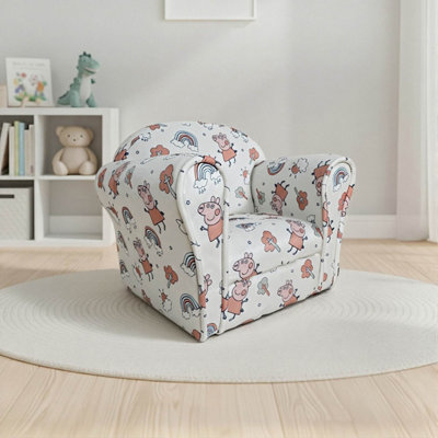 Kidsaw White Kids Mini Chair Sofa Peppa Pig