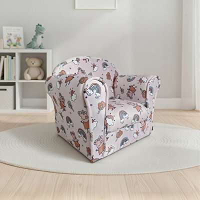 Kidsaw Kids Mini Chair Sofa Peppa Pig Pink from B&Q