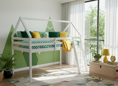 Kidsaw Mid Sleeper Single Bed - Pine - Small - Image 7