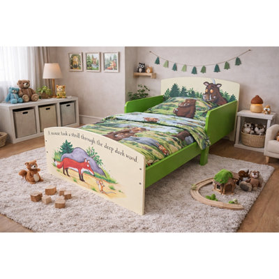 B&Q -  Gruffalo Kids Toddler Bed Frame With Safety Rails - Image 6