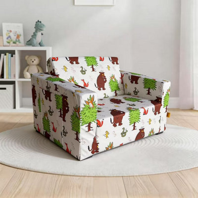 Kidsaw Gruffalo Fold Out Lounger Chair Convertible Kids Foam Chair Bed from B&Q