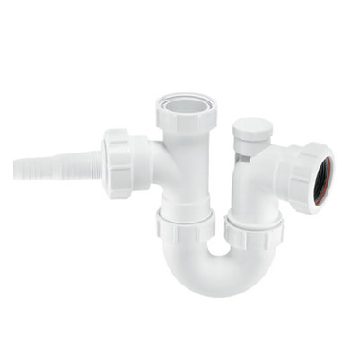 Belofay Bowl Sink Waste Kit And Half Bowl Trap Kit -75mm Water Seal from B&Q